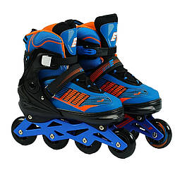 Роликові ковзани Best Roller 38-41 24-26 см Black and Blue (02040-L), 8658746 — 881