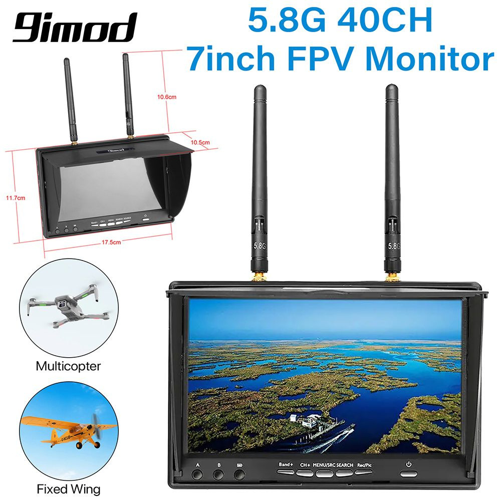 Fpv Монітор 7"  9IMOD LCD5802D 800*480 С DVR