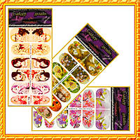 Нове Надходження Товару: Наклейки для Нігтів Нігтики PhotonailArt Водні Різнокольорові, Мала Пластина, Angevi. Код 1387