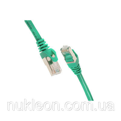 Популярний! Патч-корд 1.50м S/FTP Cat 6 CU PVC 26AWG 7/0.16 green 2E (2E-PC6SFTPCOP-150GRN) - Краща якість тільки на