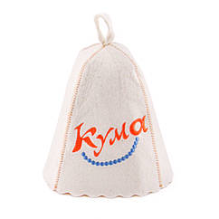 Банна шапка Luxyart Кума Білий (LA-137), 1101512 — 555