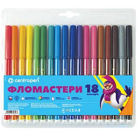 Популярний! Фломастери Centropen 7550/18 COLOUR WORLD, 18 colors (7550/18 ТП) - Краща якість тільки на Nukleon.com.ua