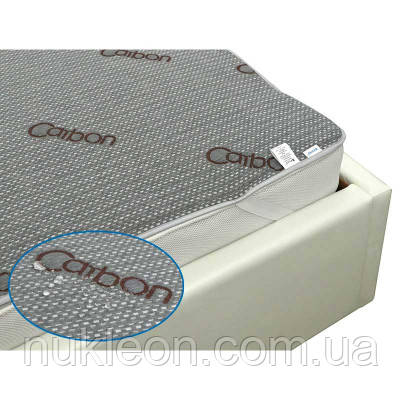 Популярний! Наматрацник Руно Водонепроникний на гумці Carbon 140х200 см (844Carbon) - Краща якість тільки на Nukleon.com.ua