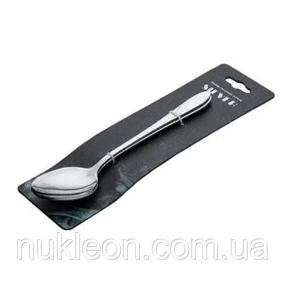 Популярний! Столова ложка Gusto Silver 3 шт (GT-S021-3) - Краща якість тільки на Nukleon.com.ua, фото 1