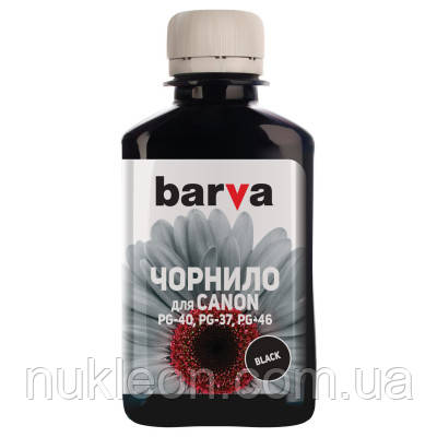 Популярний! Чорнило Barva CANON PG-40 180г BLACK Pigment (C40-081) - Краща якість тільки на Nukleon.com.ua