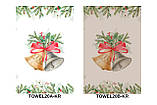 Набір кухонних рушників "Christmas Bells" 2 шт. новорічні, фото 3
