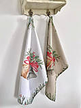 Набір кухонних рушників "Christmas Bells" 2 шт. новорічні, фото 4