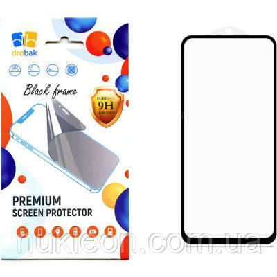 Популярний! Скло захисне Drobak Realme C55 Black (535394) - Краща якість тільки на Nukleon.com.ua, фото 1