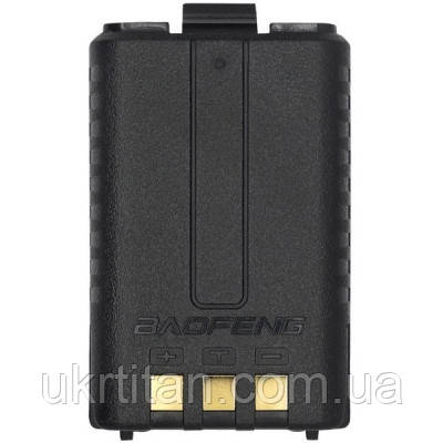 Оригінал! Акумуляторна батарея Baofeng для UV-5R Std 1800mAh (BL-5_Black / Гр6374) - Вища Якість!, фото 1