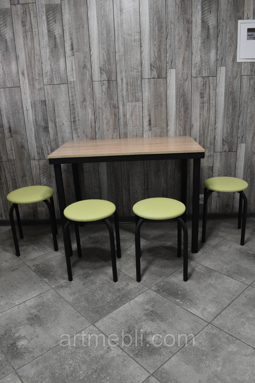 Кухонний комплект (стіл + 4 стільці), фото 1
