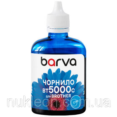 Популярний! Чорнило Barva Brother BT5000 100 мл C (BBT5000C-744) - Краща якість тільки на Nukleon.com.ua
