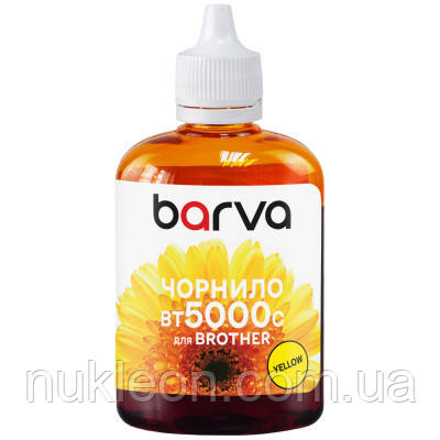 Популярний! Чорнило Barva Brother BT5000 100 мл Y (BBT5000Y-746) - Краща якість тільки на Nukleon.com.ua