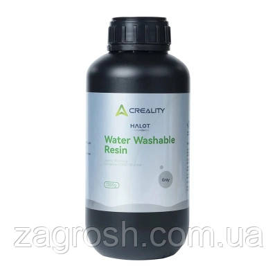 Promo Цена! Фотополимерная смола Creality Resin, HALOT, Water Washable 1кг, gray (3302010052) - только на ZaGrosh.com.ua, фото 1