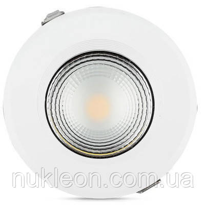 Популярний! Світильник точковий V-TAC LED 10W, SKU-1272, 230V, 6.4K, 1200Lm (3800157611947) - Краща якість тільки на, фото 1