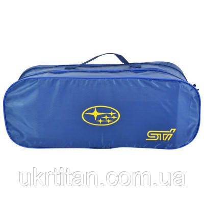 Оригінал! Сумка-органайзер Poputchik в багажник Subaru STI синя (03-101-2Д) - Вища Якість!, фото 1