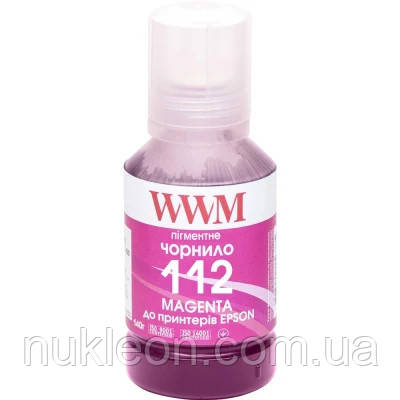 Популярний! Чорнило WWM Epson L11160/6490 №112 140г Magenta pigmented (E112MP) - Краща якість тільки на Nukleon.com.ua