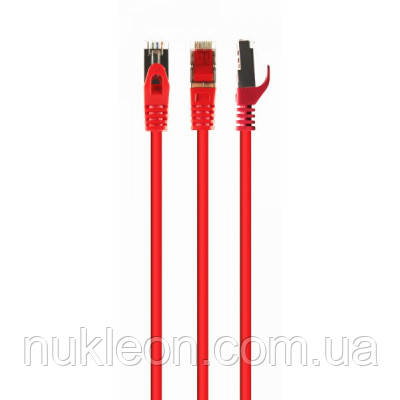 Популярний! Патч-корд 20м S/FTP Cat 6A CU LSZH red Cablexpert (PP6A-LSZHCU-R-20M) - Краща якість тільки на Nukleon.com.ua