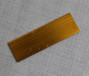 Радіатор SSD M.2 алюм. 70*22*3 мм, монт. комплект, колір - золот., фото 4