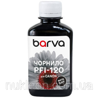 Популярний! Чорнило Barva Canon PFI-120/PFI-710 MBK 180 мл, Pigm. (C120-893) - Краща якість тільки на Nukleon.com.ua