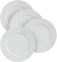 Набір десертних порцелянових тарілок Krauff Brilliant collection 202 мм 4 штуки 21-316-006