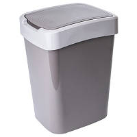 Популярний! Контейнер для сміття Алеана Євро Капучино / какао 25 л (алн 123067/капучіно/какао) - Краща якість тільки на