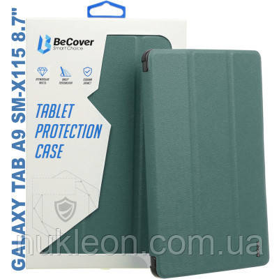 Популярний! Чохол до планшета BeCover Soft Edge stylus holder Samsung Tab A9 SM-X115 8.7" Dark Green (710357) - Краща якість