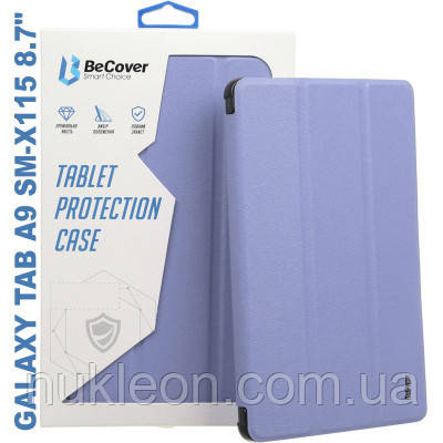 Популярний! Чохол до планшета BeCover Soft Edge stylus holder Samsung Tab A9 SM-X115 8.7" Purple (710360) - Краща якість тільки на