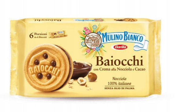 Печиво з шоколадом Mulino Bianco Baiocchi 336 г., фото 1