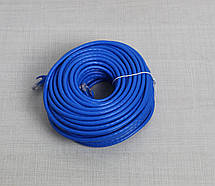 Патч-корд 25.0 м Cat 6 LAN кабель безкиснева мідь Gigabit ethernet, фото 6