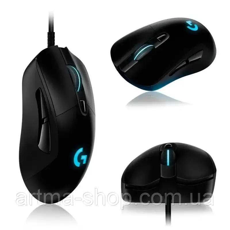Комп'ютерна мишка LOGITECH G407, провідна, 12 000DPI, чорна (G 407)