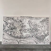 Картина на полотні "План Києва від 1700 до 1800 роки", 60×101см, фото 3