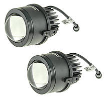 Автомобільні світлодіодні протитуманні лінзи CYCLONE Bi-LED FOG 2.5 (70мм) 6000K комплект 2шт