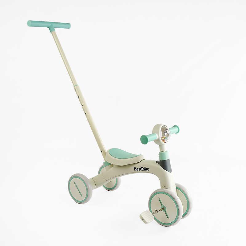 Дитячий велосипед-беговел 4 в 1 Best Trike BST-410 блакитний