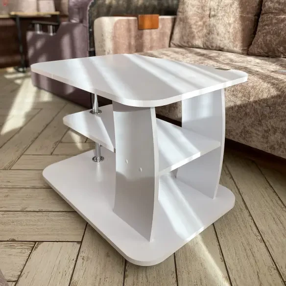 Журнальний стіл LION Люкс із поличками на колесах, фото 1