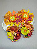 Осінній набір заколки резинки брошки Осенний набор Осіння фотосесія Осенняя заколка Фотосессия Осенняя резинка, фото 3