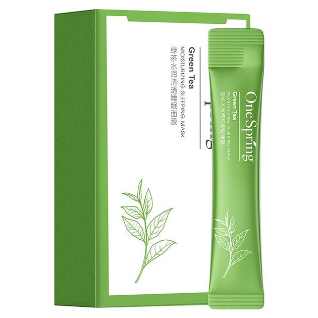 Набір нічних маскок для обличчя OneSpring Green Tea Moisturizing з екстрактом чайного дерева
, 20 шт
