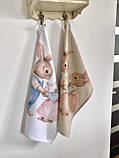 Набір кухонних рушників "Bunny Love" 2 шт. Великодні, фото 4