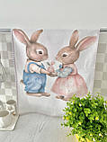 Набір кухонних рушників "Bunny Love" 2 шт. Великодні, фото 5