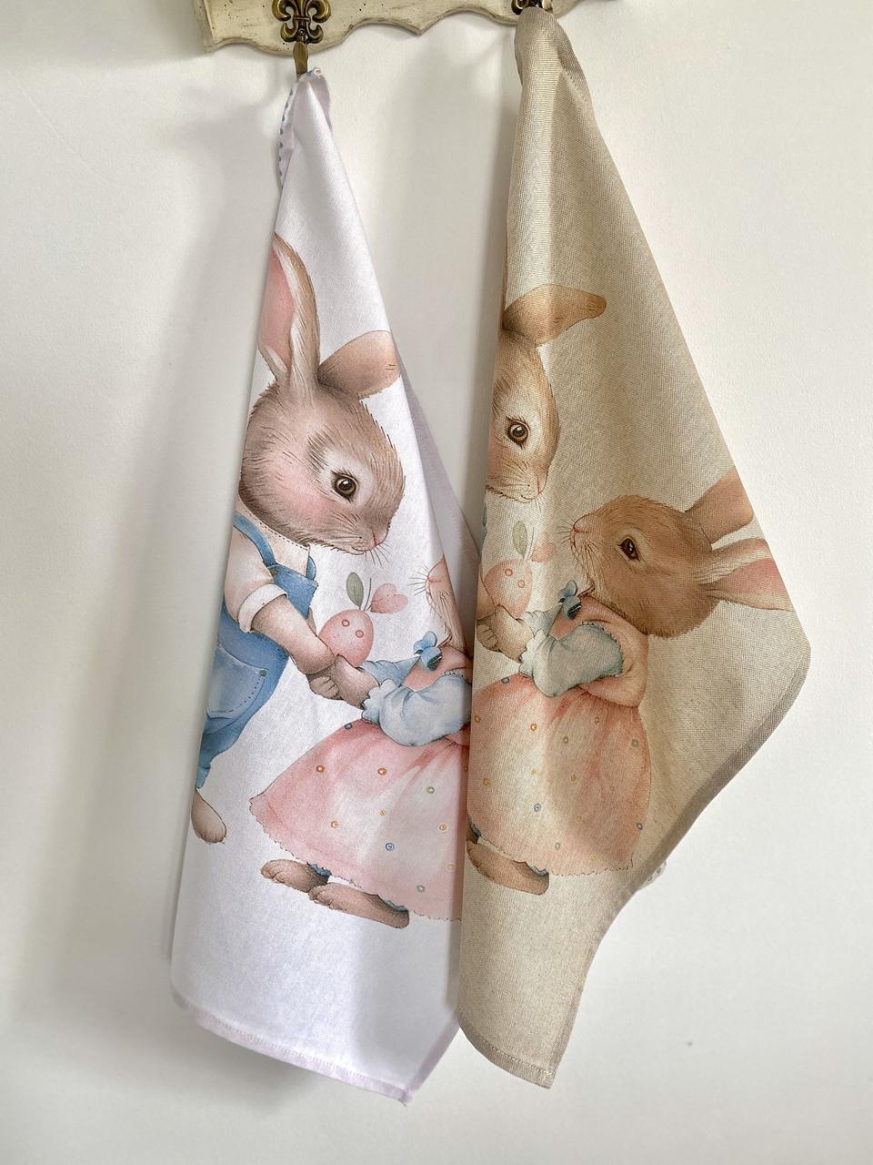 Набір кухонних рушників "Bunny Love" 2 шт. Великодні
