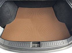 Килимок багажника задній EVA (2012-2021, цегляний) для Tesla Model S