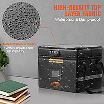 Вогнестійкий водонепроникний ящик для зберігання документів VEVOR 3 шари зберігання 390 x 315 x 355 мм Вогнетривкий гаманець BIC, фото 4