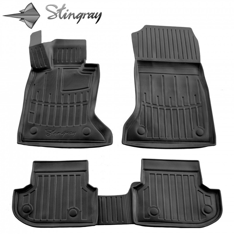 Килимки Stingray 3D (2013-2016, 5 шт, поліуретан) для BMW 5 серія F-10/11/07 рр