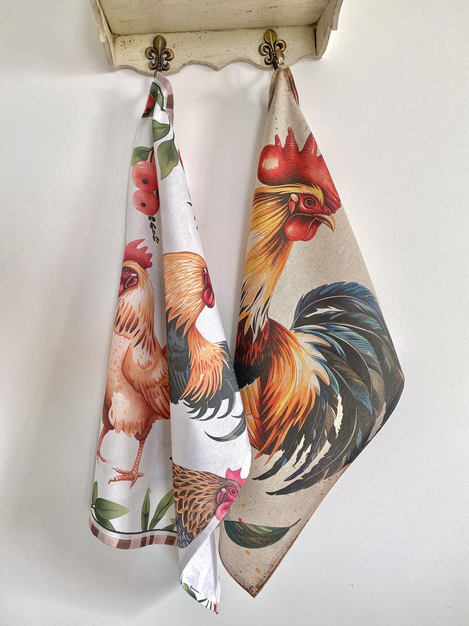 Набір кухонних рушників "Chicken Family" 2 шт.