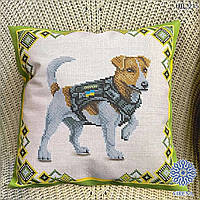 НД_215 Пошита наволочка для вишивки Пес Патрон (Вірена)