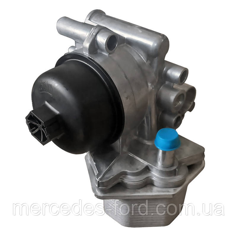 Корпус фільтра масляного + радіатор (теплообмінник) у зборі Ford Transit 2.2 TDCI / FWD дизель Форд Транзит 2006-2013, BK2Q6B624BB, фото 1