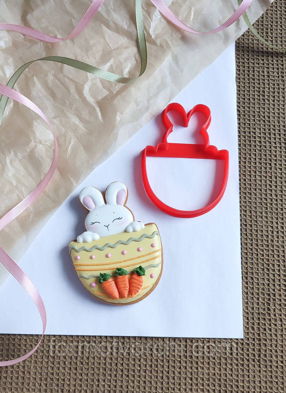 3D формочки-вирубки для пряників "Зайчик 94", фото 1