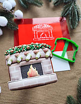 3D-формочки-вирубки для пряників "Камін"