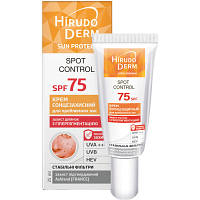 ТОП! Средство от загара Біокон Hirudo Derm Sun Protect Spot Control Сонцезахисний крем для проблемних зон SPF 75 25 мл