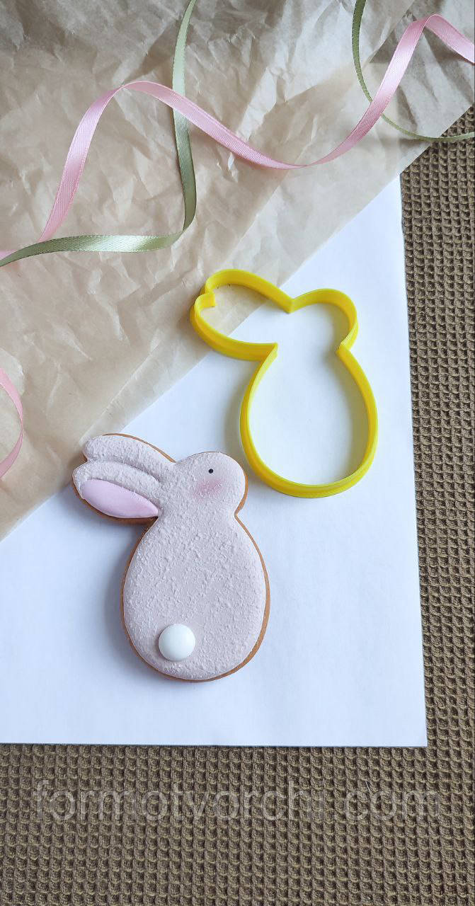 3D-формочки-вирубки для пряників "Зайчик 135"