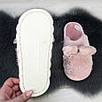 Капці жіночі домашні закриті рожеві з великими вушками 4639, фото 5